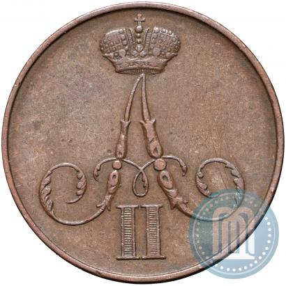 Picture 1 kopeck 1859 year ВМ 