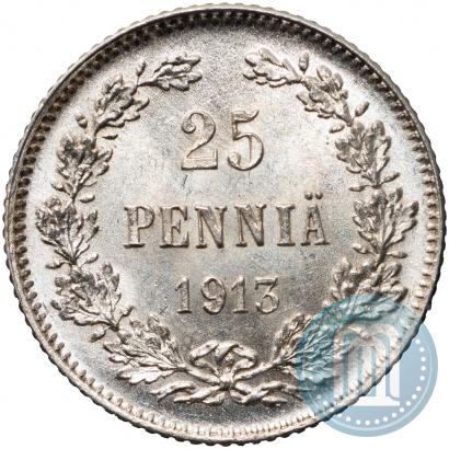 Фото 25 пенни 1913 года S 