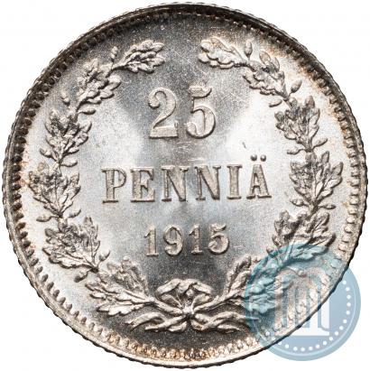 Фото 25 пенни 1915 года S 