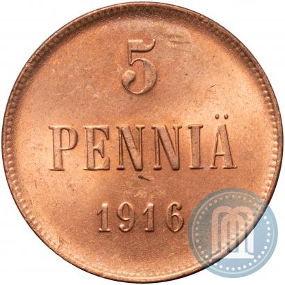 Фото 5 пенни 1916 года  