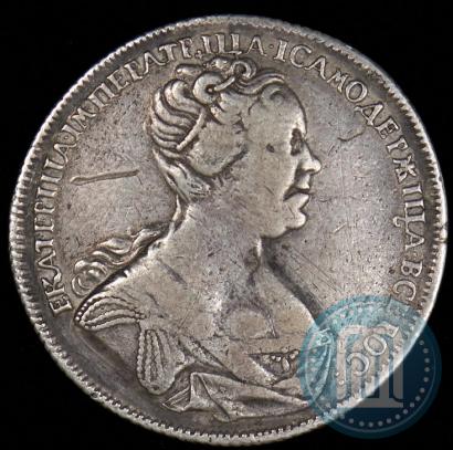 Picture 1 rouble 1726 year СПБ "Petersburg type, portrait turned to the right"
