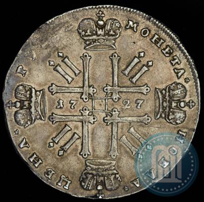 Picture 1 rouble 1727 year  "Moscow type"