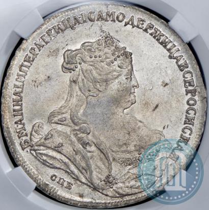 Picture 1 rouble 1738 year СПБ "Petersburg type"