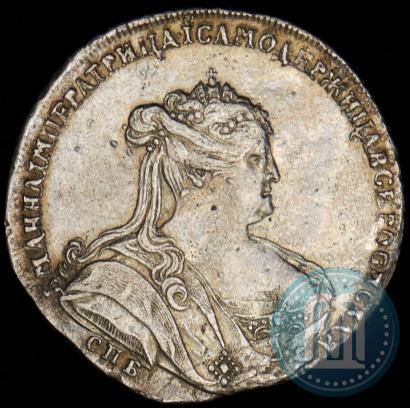 Picture Poltina 1739 year СПБ "Petersburg type"