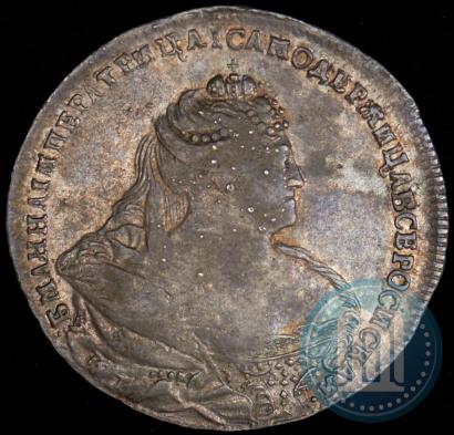 Picture 1 rouble 1740 year  "Moscow type"