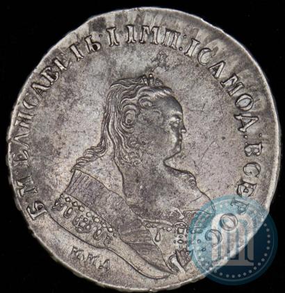 Picture 1 rouble 1745 year ММД 