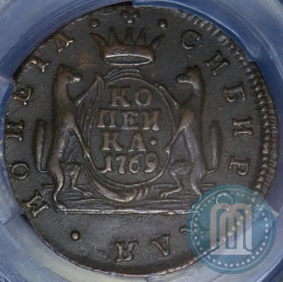 Picture 1 kopeck 1769 year КМ 