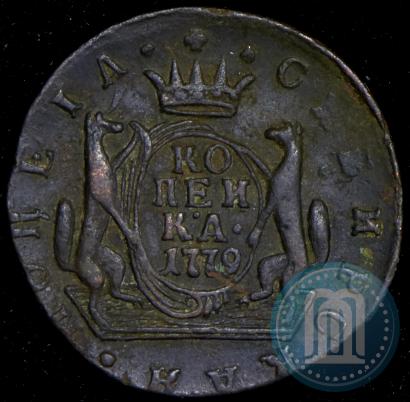 Picture 1 kopeck 1779 year КМ 