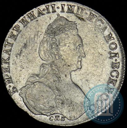 Фото 1 рубль 1780 года СПБ-ИЗ 
