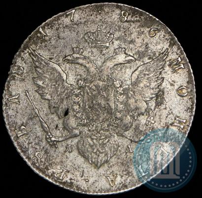 Picture 1 rouble 1786 year СПБ-ЯА 