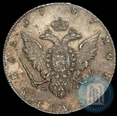 Picture 1 rouble 1787 year СПБ-ЯА 