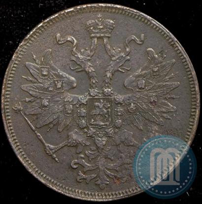 Picture 5 kopecks 1864 year ЕМ 