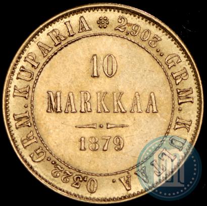 Picture 10 markkaa 1879 year S 
