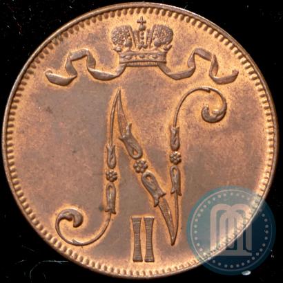 Picture 5 pennia 1913 year  