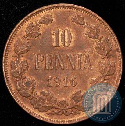 Picture 10 pennia 1916 year  