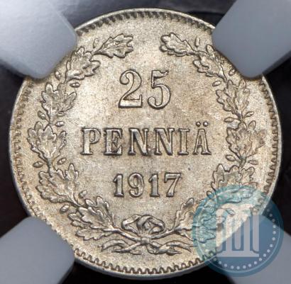 Picture 25 pennia 1917 year S 
