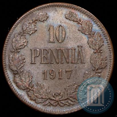 Picture 10 pennia 1917 year  