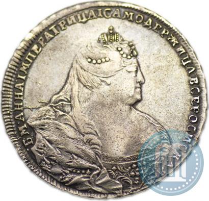 Picture 1 rouble 1738 year  "Moscow type"