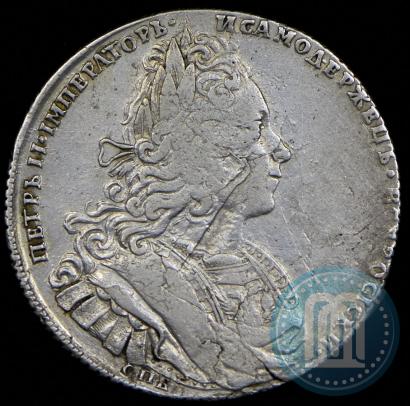 Picture 1 rouble 1727 year СПБ "Petersburg type"