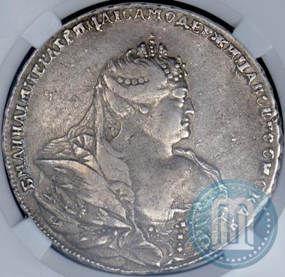 Picture 1 rouble 1737 year  "Moscow type"
