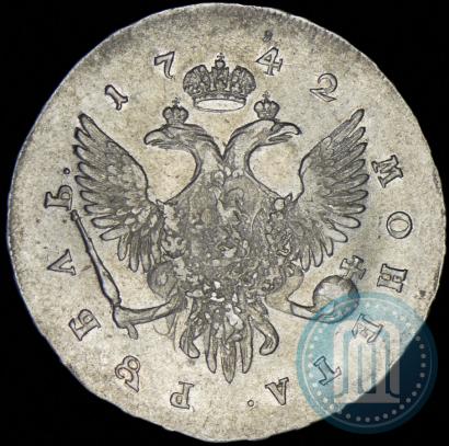 Picture 1 rouble 1742 year СПБ 