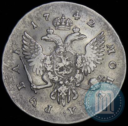 Picture 1 rouble 1742 year СПБ 