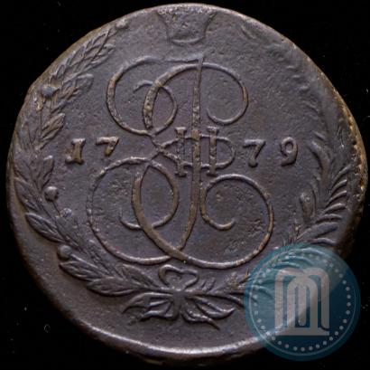 Picture 5 kopecks 1779 year ЕМ 