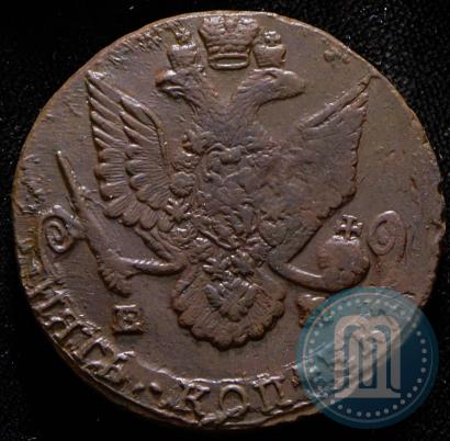 Picture 5 kopecks 1786 year ЕМ 