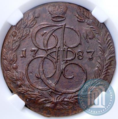 Picture 5 kopecks 1787 year ЕМ 