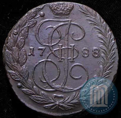 Picture 5 kopecks 1786 year ЕМ 