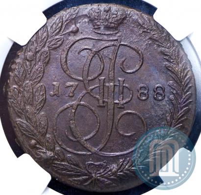 Picture 5 kopecks 1786 year ЕМ 