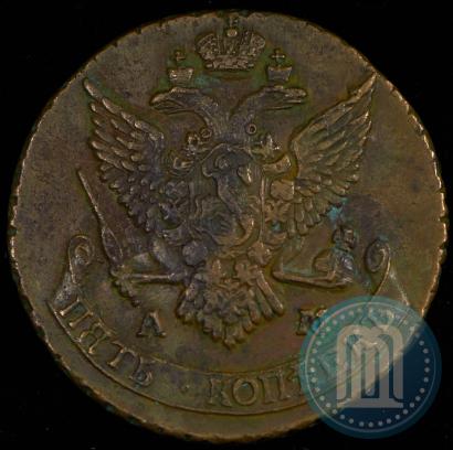 Picture 5 kopecks 1790 year АМ 