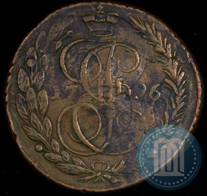 Picture 5 kopecks 1796 year ЕМ "Paul's restrike"