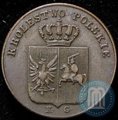 Picture 3 grosze 1831 year KG "Polish uprising"