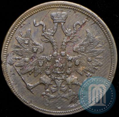Picture 5 kopecks 1861 year ЕМ 