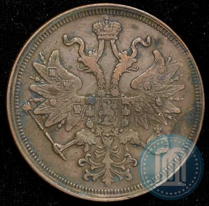Picture 5 kopecks 1864 year ЕМ 
