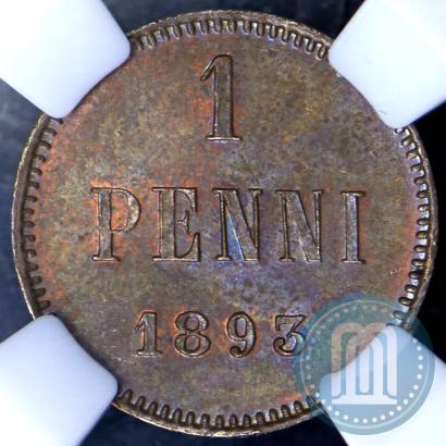 Picture 1 penni 1893 year  