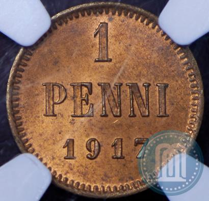 Фото 1 пенни 1917 года  