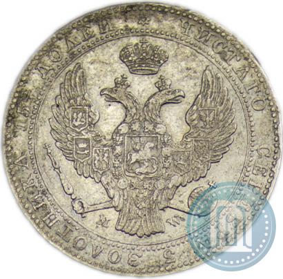 Picture 3/4 roubles - 5 złotych 1839 year MW 