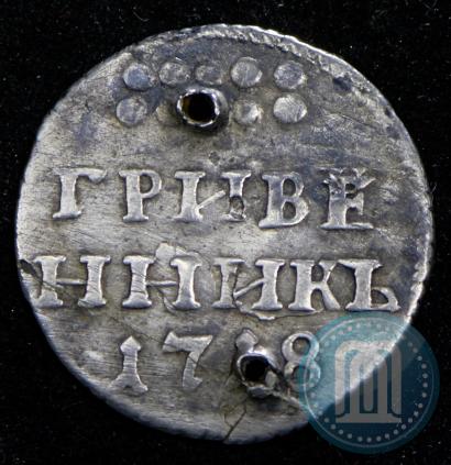 Picture Grivennik 1718 year L-L 