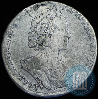 Фото Полтина 1724 года  "Портрет в античных доспехах"