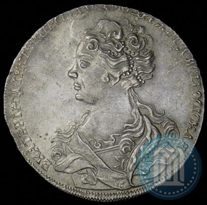 Picture 1 rouble 1726 year  "Moscow type, portrait turned to the left"