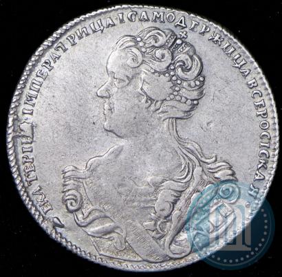 Picture Poltina 1726 year СПБ "Petersburg type, portrait turned to the left"
