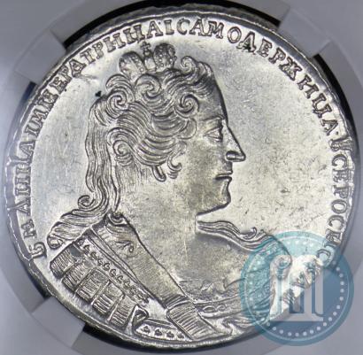 Фото 1 рубль 1733 года  