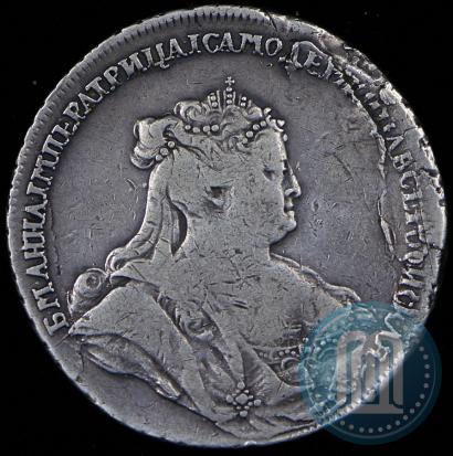 Picture 1 rouble 1738 year  "Petersburg type"