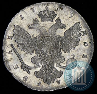 Picture 1 rouble 1739 year СПБ "Petersburg type"