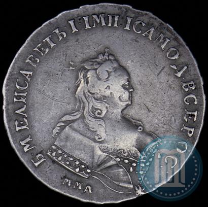 Picture 1 rouble 1743 year ММД 