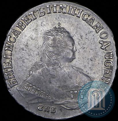 Фото 1 рубль 1749 года СПБ 