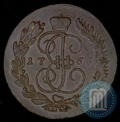 Picture 5 kopecks 1765 year ММ 
