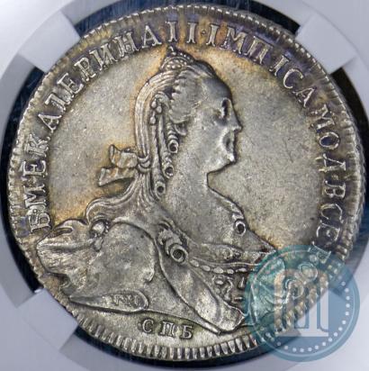 Фото 1 рубль 1774 года СПБ-ФЛ 